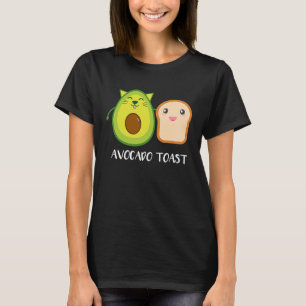 T-shirt Avocado Toast saine alimentation Habit Cute Veggie