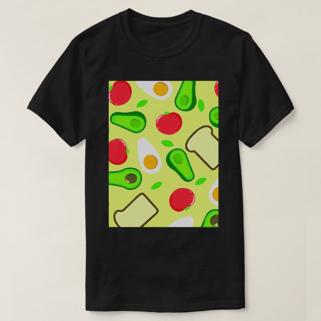 T-shirt Avocado Tropical Creative Sweet Tropical Classic T (Design devant)