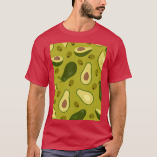 T-shirt Avocado Tropical Delicious Style Floral