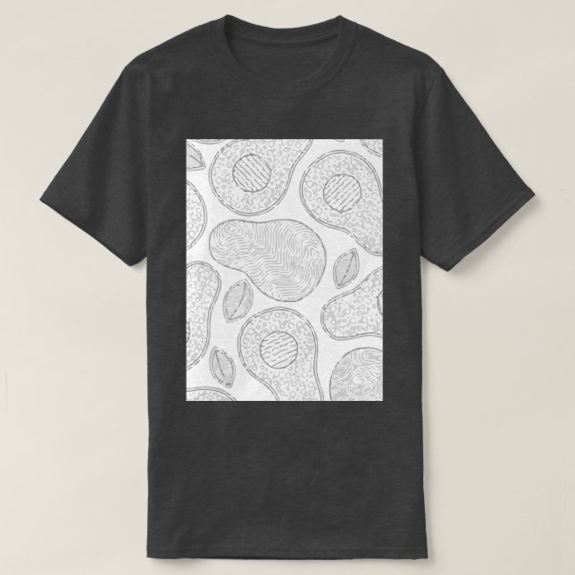 T-shirt Avocado Tropical Exotic (Design devant)
