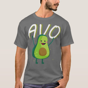 T-shirt Avocado Vegan Vegetarian for Couples Partenaires