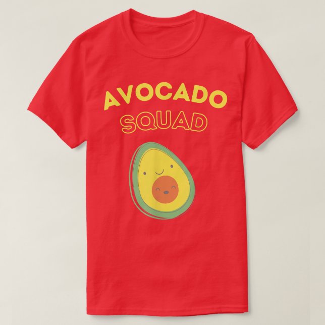 T-shirt AvocadoAvocadoAvocado sain et souriant (Design devant)