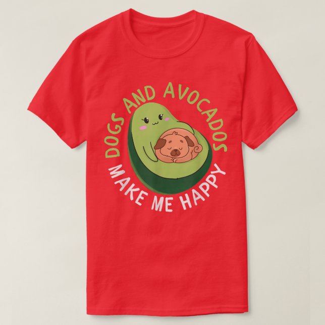 T-shirt Avocadog Dogocado Et Avocado Dogocado (Design devant)