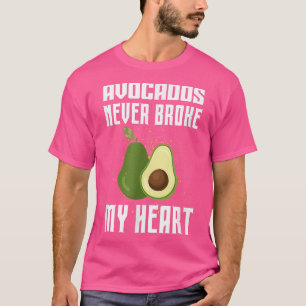 T-shirt Avocados Jamais Broyé Mon Coeur Végétarien Végétar