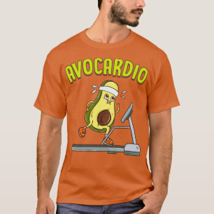 T-shirt Avocardio Avocado Cardio Pun Exercice de Gym