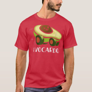 T-shirt Avocardo Avocado Voiture amusant Pun Avocado Aspir