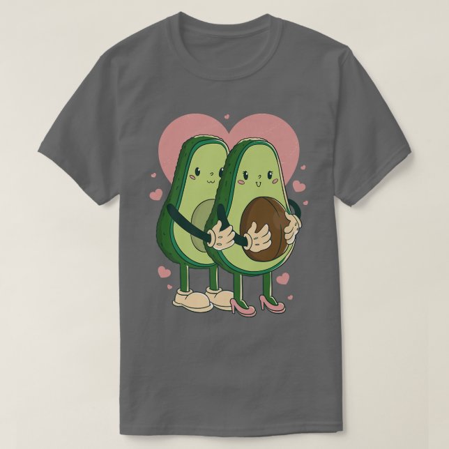 T-shirt Avocat amusant Grossesse Révéler Saint Guacamole I (Design devant)