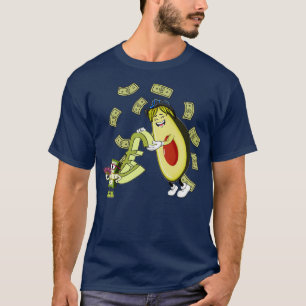 T-shirt avocat avec paquet d'euro drôle