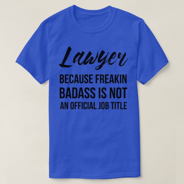 T-shirt Avocat Badass (Design devant)