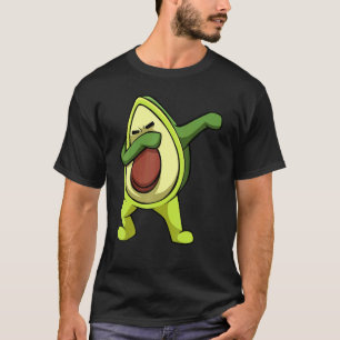 T-shirt Avocat Dabbing Nourriture Végétalienne Fan de No