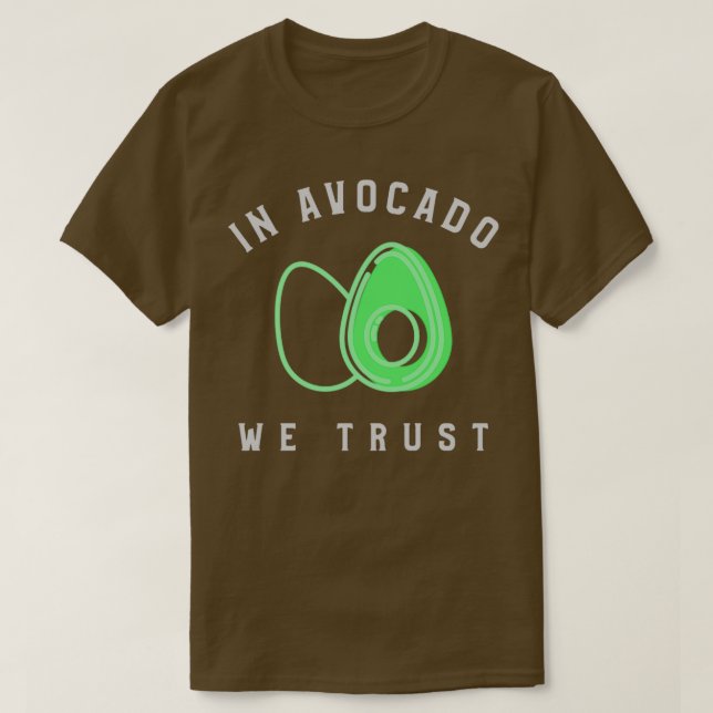 T-shirt Avocat de l'Avocado d'Avocado et Junki Légumes cru (Design devant)