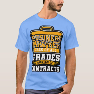 T-shirt Avocat De Tous Les Métiers Maître Des Contrats