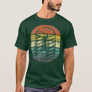 T-shirt Avocat Dons Retro Sunset Juge Wig Loi amusante