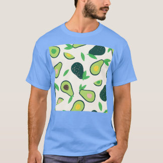 T-shirt Avocat Doodle Vector sans soudure