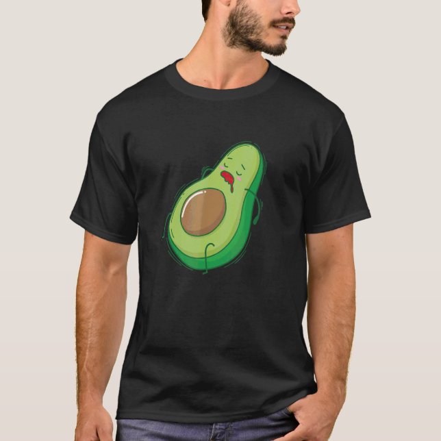 T-shirt Avocat dormant et faisant une sieste (Devant)