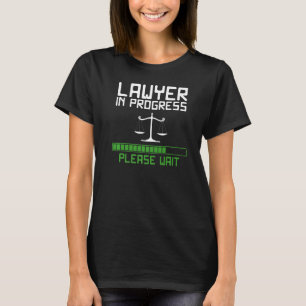 T-shirt Avocat En Cours Échelles De L'École De Droit De La
