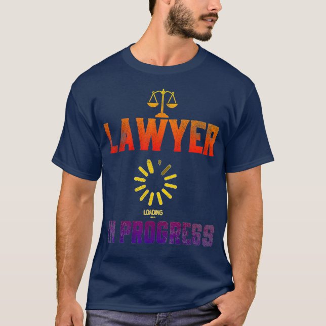 T-shirt Avocat En Cours Étudiant À La Faculté De Droit (Devant)