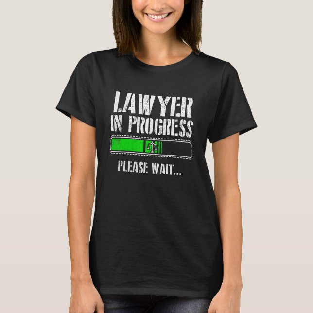 T-shirt Avocat en cours Professeur de droit (Devant)