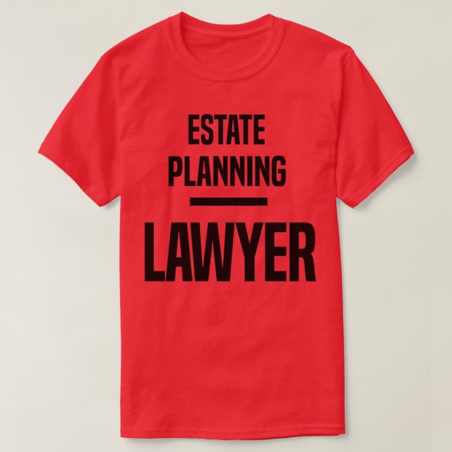 T-shirt Avocat en planification successorale (Design devant)