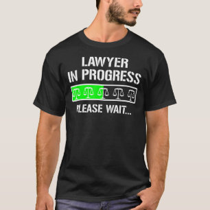 T-shirt Avocat étudiant en droit en cours