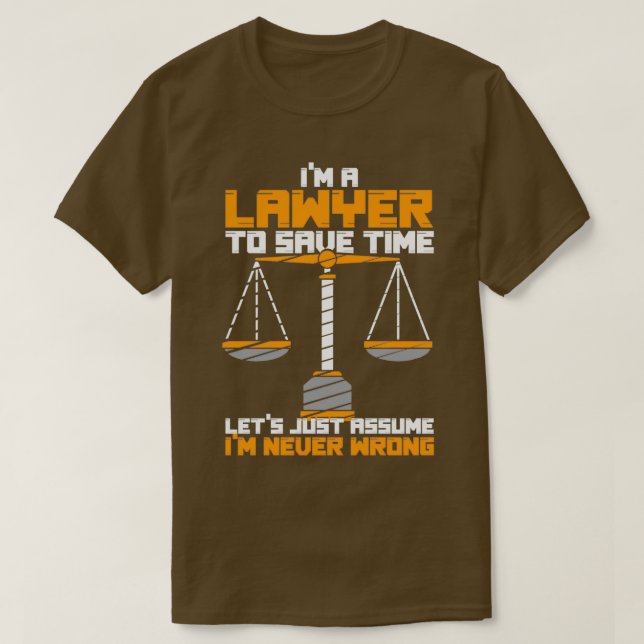 T-shirt Avocat Funny Avocat Procureur Droit Tribunal (Design devant)