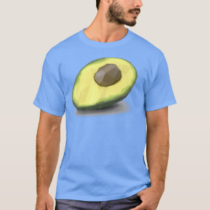 T-shirt Avocat géométrique, chemise de fruits, légumes,