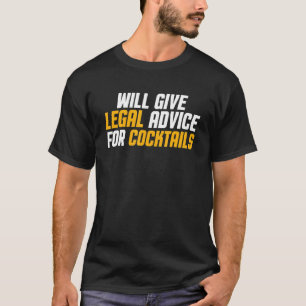 T-shirt Avocat Hommes Femmes Donnera Des Conseils Juridiqu