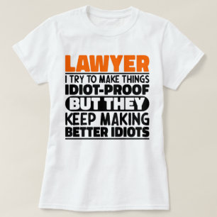 T-shirt Avocat J'Essaie De Rendre Les Choses Drôle Drôle A