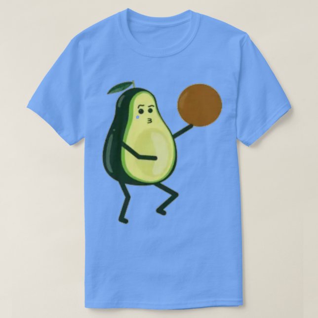 T-shirt avocat jouer au ballon (Design devant)