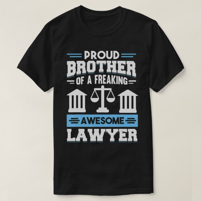 T-shirt Avocat Juriste Procureur Paralega (Design devant)