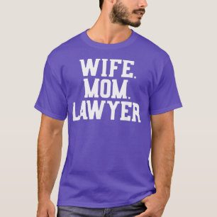 T-shirt Avocat Maman Femme Avocate Maman École de droit de