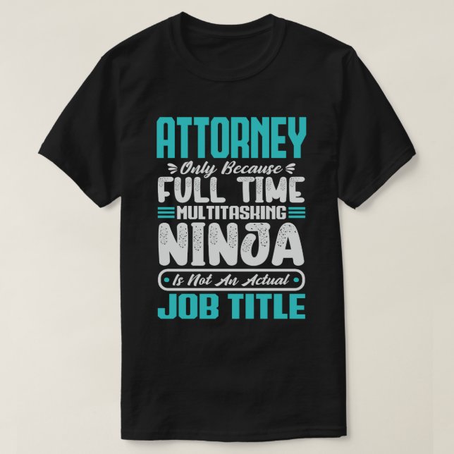 T-shirt Avocat multitâche Humour Profession Compétence pro (Design devant)