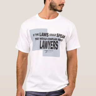 T-shirt Avocat plaisante mensonge anti-avocat juge crimine