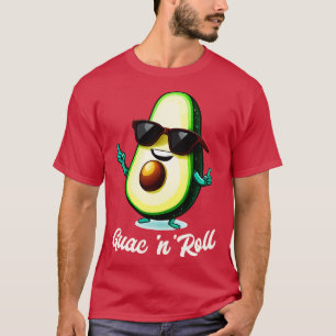 T-shirt avocat portant des lunettes de soleil drôles