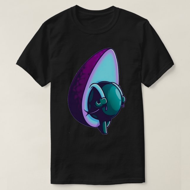 T-shirt avocat voyageur design (Design devant)