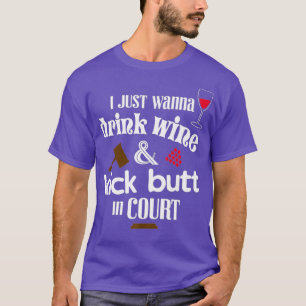 T-shirt Avocat Wine Lover Procureur école de droit de don