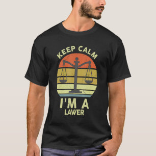 T-shirt Avocate pour hommes femmes garder le calme Je suis