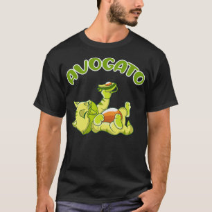 T-shirt Avocato Avocado Kitten Mange des fruits verts