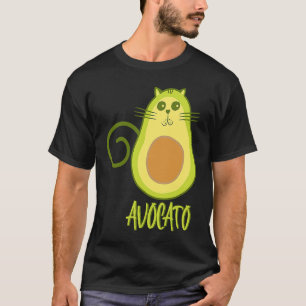 T-shirt Avocato  Avocat  Chat et Végétaliens