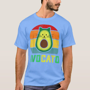 T-shirt Avocato Avocato chat mème Cute Avocado Vegan Funny
