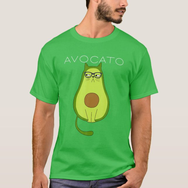 T-shirt Avocato Cat Avocado Costume (Devant)