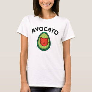 T-shirt Avocato Cat et Avocado Funny Amoureux des chats