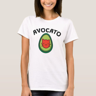 T-shirt Avocato Cat et Avocado Funny Amoureux des chats