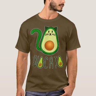T-shirt Avocato Cats Avocado Fruit Cat Lover Animal and Pe