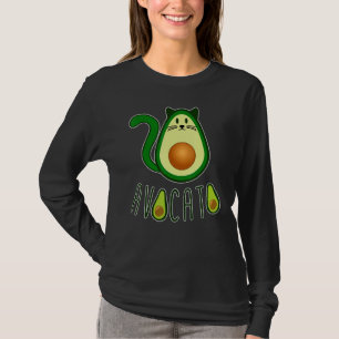 T-shirt Avocato Chats Avocado Fruit Chat Animal Et Animaux