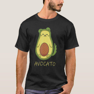 T-shirt Avocato Chien Mignon Avocat Végétalien Et Chien
