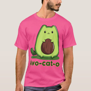 T-shirt Avocato Drôle Avocado Lover Cat