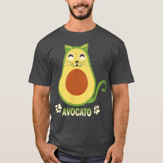 T-shirt AVOCATO Drôle Chat Avocado Parodie