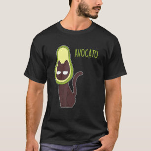 T-shirt Avocato Mignon Chat Végétalien  Chats Avocat  Enfa