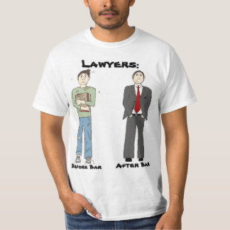 T-shirt Avocats contre. Chacun chemise d'autre